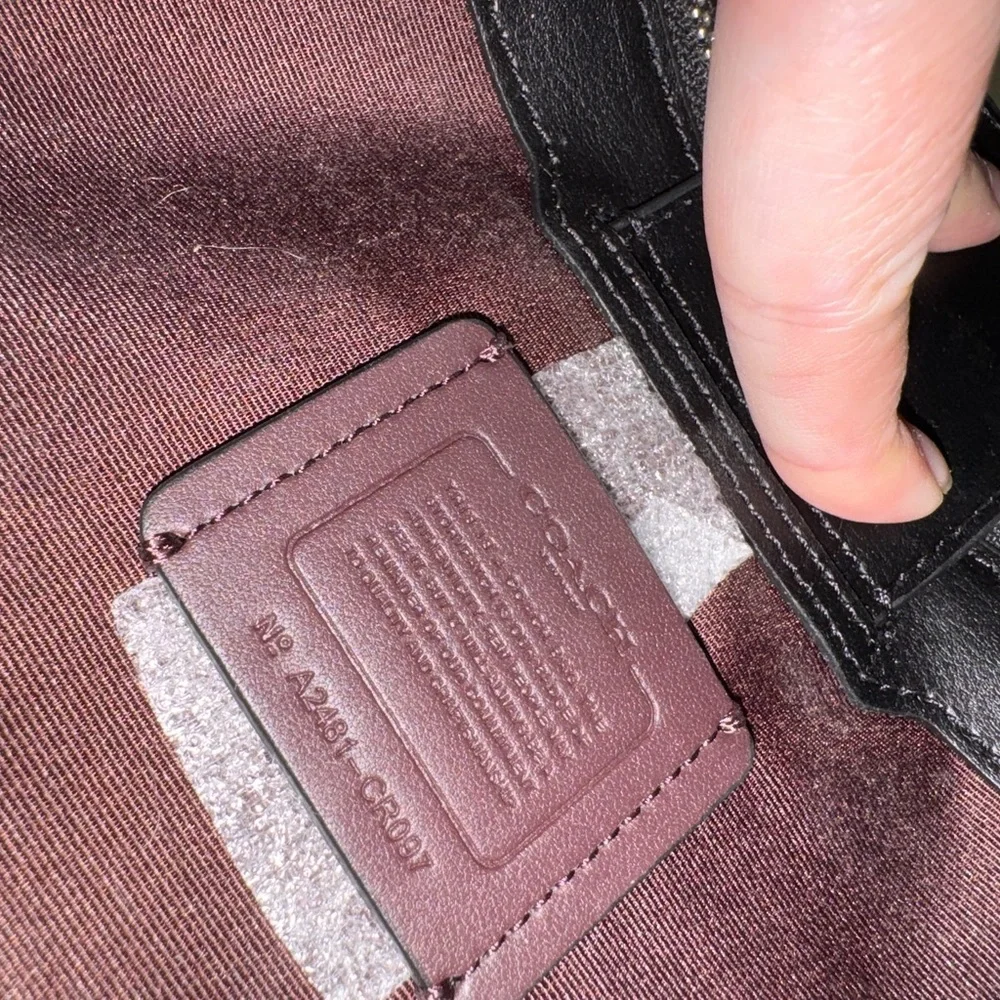 Coach Black Satchel